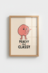 Funny Peach Wall Art Print | Cute Sassy Kitchen Decor | Retro Pastel Poster