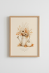 Autumn Floral Watering Can Wall Art | Neutral Fall Decor | Farmhouse Poster