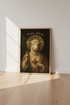 Holy Sheep Renaissance Wall Art | Funny Moody Decor | Dark Academia Poster