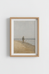 Coastal Seascape Wall Art Print | Living Room Decor | Soft Ocean Poster