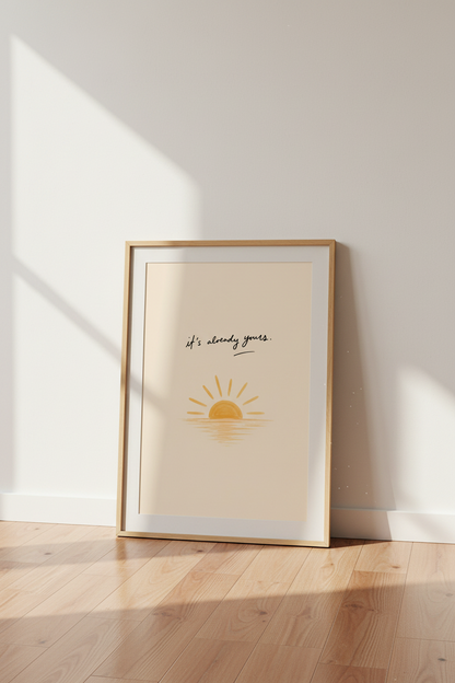 Minimalist Line Art | Beige &amp; Black Living Room Decor