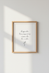 Spanish Quote Wall Art | Minimalist Botanical Poster, Living Room Decor
