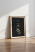 Funny Quote Wall Art Print | Office & Bedroom Decor | Sarcastic Botanical Poster