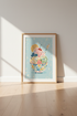 Ice Cream Sundae Wall Art | Pastel Food Illustration, Kitchen & Nursery Decor