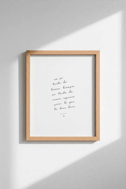 Spanish Quote Wall Art | Minimalist Black &amp; White Print, Office Home Decor