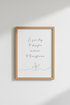 Spanish Quote Wall Art | Minimalist Botanical Script Poster, Office Decor