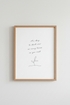 Start Over Quote Wall Art Print | Minimalist Office Decor | Motivational Poster