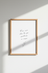 Italian Quote Wall Art Print | Minimalist Home Decor | Fai Ciò Che Poster
