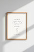Inspirational Quote Wall Art | Minimalist Black & White Poster, Home Office Decor