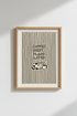 coffee wall art | Minimal Line Cat Wall Art Print | Living Room Decor | Cozy Poster