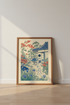 Japanese Garden Wall Art | Kimono Woman Koi Pond Print | Zen Asian Decor Poster