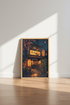 Japanese Ramen Shop Wall Art | Midnight Tokyo Night Poster | Anime Aesthetic Print
