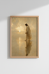 Jesus Walking on Water Print | Christian Sunset Poster, Religious Home Decor Art