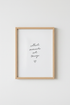 Collect Moments Not Things Wall Art | Minimalist Quote Poster | Bedroom Decor