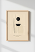 Minimalist Line Art | Abstract Black White, Living Room Decor