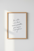 Italian Quote Wall Art | Minimalist Black & White Script Poster, Life is Wonderful Decor