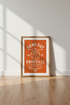 Knoxville Basketball Wall Art Print | Orange Sports Poster, Game Room Decor