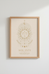 Celestial Sun Wall Art Print | Living Room Decor | Ethereal Poster