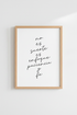 Spanish Quote Wall Art Print | Office Decor | Minimalist Script Poster