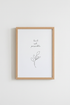 Tout Est Possible French Quote Wall Art | Minimalist Line Art Poster, Office Decor