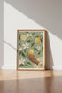 Lemon Harvest Wall Art | Sage Green Botanical Print, Kitchen Decor Poster