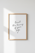 Inspirational Quote Wall Art Print | Office & Bedroom Decor | Minimalist Poster
