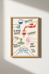 Cheers wall art | Vibrant palette for dining room decor poster