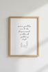 Inspirational Quote Wall Art Print | Minimalist Office Decor | Zen Path Poster