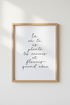 French Quote Wall Art | Minimalist Bloom Quote Print, Living Room Decor