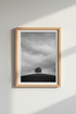 Nature Landscape Print | Minimalist Black & White Tree, Moody Home Decor Art