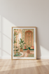 Mughal Garden Courtyard | Indian Architecture Art, Terracotta & Sage Home Decor