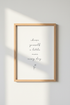 Choose Yourself Quote Wall Art | Minimalist Script, Bedroom & Office Decor Poster