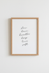 Minimalist Quote Wall Art | Breathe Deep Live Soft Poster, Bedroom Decor