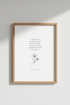 Consider the Lilies | Scripture Wall Art Print, Minimalist Floral Bedroom Decor Poster