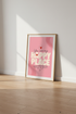 You Are My Happy Place Wall Art | Pink Typography Poster | Modern Nursery Decor
