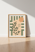 Boho Botanical Quote Wall Art | Sage Green & Peach Decor | Minimalist Poster