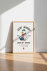Lucky Laundry Duck Wall Art | Laundry Room Decor | Retro Whimsical Poster