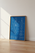 Macallan M Decanter Blueprint Wall Art | Home Bar Decor | Luxury Scotch Poster