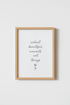 Collect Moments Quote Wall Art | Minimalist Black & White Print | Bedroom Poster