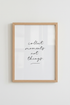Collect Moments Not Things Wall Art | Minimalist Quote Print | Aesthetic Poster