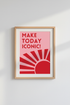 Preppy Pink Wall Art | Iconic Quote Poster | Red & Pink Dorm Decor, Office Print