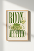 Italian Kitchen Wall Art Print | Pesto Pasta Wine Poster | Retro Dining Decor