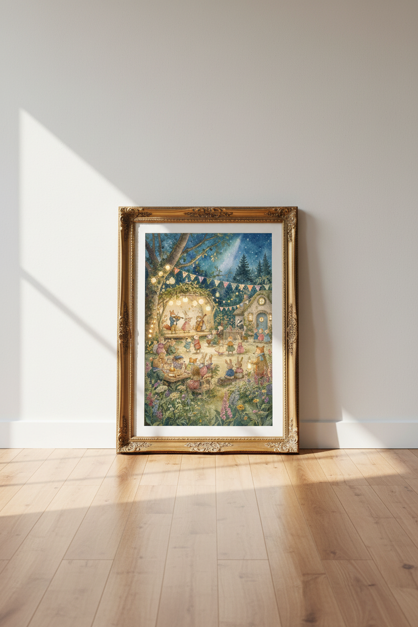 Whimsical Wall Art Print | Living Room Decor | Dream Poster