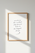 Inspirational Quote Wall Art | Minimalist Typography Poster, Office Decor