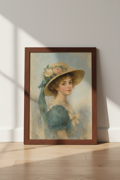 Impressionist print | Soft pastels, living room decor