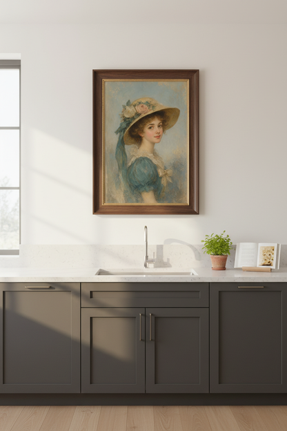 Impressionist print | Soft pastels, living room decor