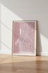 San Diego City Map Wall Art | Blush Pink Minimalist Poster, Bedroom Office Decor