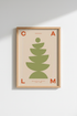 Modern Calm Wall Art | Minimalist Earth Tone Poster | Zen Meditation Decor