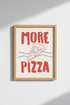 Pop Pizza Wall Art Print | Kitchen Decor | Bold Poster
