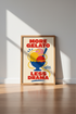 More Gelato Less Drama Wall Art | Kitchen Decor | Retro Foodie Poster